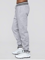 Men Striped Trim Drawstring Waist Sweatpants