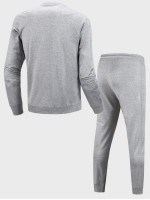 Men Astronaut Print Sweatshirt And Pants Set