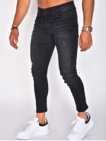 Men Cat Scratch Skinny Jeans