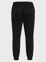 Men Drawstring Waist Overlay Sweatpants