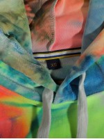 Men Tie Dye Kangaroo Pocket Hoodie