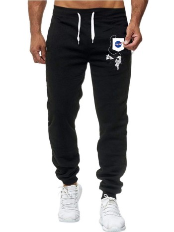 Men Letter Graphic Drawstring Waist Sweatpants