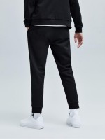 Men Solid Drawstring Waist Sweatpants