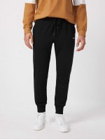 Men Patch Detail Joggers