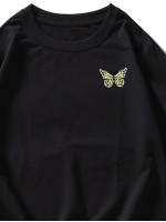 Men Butterfly Print Sweatshirt