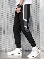 Men Slogan Graphic Drawstring Sweatpants