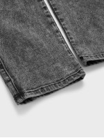 Men Ripped Flap Pockets Cargo Jeans