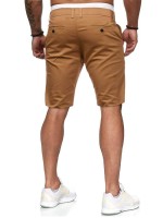 Men Slant Pockets Button Fly Bermuda Shorts