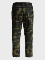 Men Single Breasted Camo Blazer & Pants Set