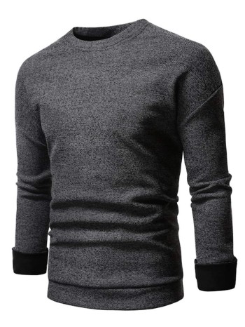 Men Drop Shoulder Thermal Sweatshirt