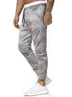 Men Drawstring Waist Plaid Pants