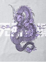 Men Chinese Dragon & Letter Graphic Hoodie