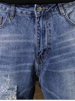 Men Ripped Pocket Detail Jeans