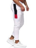 Men Colorblock Drawstring Waist Sweatpants