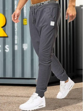 Men Letter Graphic Drawstring Sweatpants