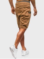 Men Contrast Camo Drawstring Waist Shorts