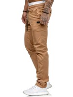 Men Drawstring Waist Straight Leg Pants