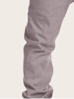 Men Drawstring Waist Solid Pants