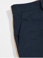 Men Colorblock Pants