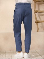 Men Solid Tailored Pants