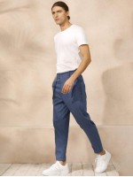 Men Solid Tailored Pants