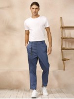 Men Solid Tailored Pants