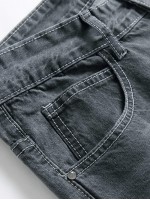 Men Ripped Cat Whisker Jeans