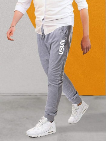 Men Letter Graphic Drawstring Sweatpants