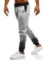 Men Splatter Paint Drawstring Sweatpants