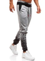 Men Splatter Paint Drawstring Sweatpants