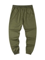 Men Solid Drawstring Waist Sweatpants