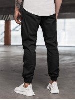 Men Solid Button Front Pants