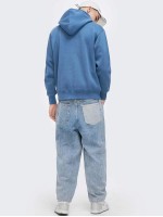 Men Colorblock Pocket Jeans