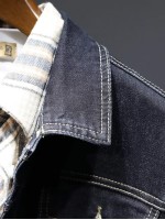 Men Flap Pocket Denim Jacket