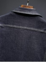 Men Flap Pocket Denim Jacket