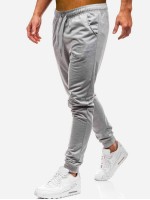 Men Solid Drawstring Pants