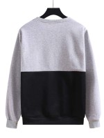 Men Color Block Round Neck Sweatshirt