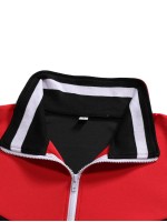 Men Color-block Jacket & Sweatpants