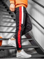 Men Side Striped Panel Sweatpants