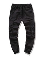 Men Side Flap Pocket Cargo Trousers