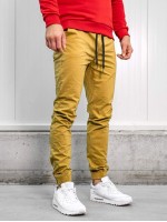 Men Solid Tapered Pants