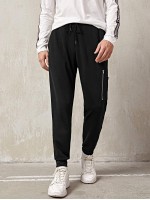 Men Zipper Pocket Joggers