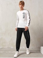 Men Zipper Pocket Joggers