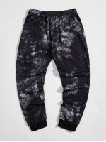 Men Tie Dye Drawstring Pants