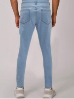 Men Button Fly Skinny Jeans