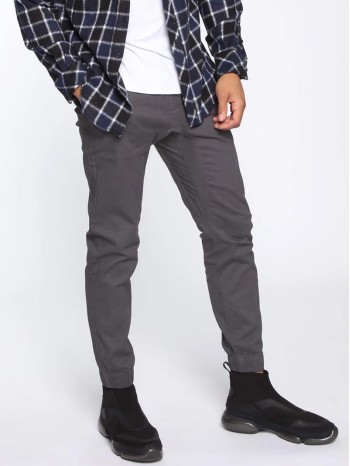 Men Slant Pocket Drawstring Pants