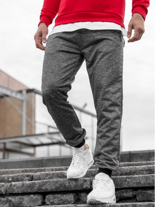 Men Drawstring Waist Sweatpants