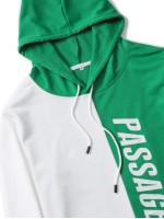 Men Colorblock Letter Graphic Drawstring Hoodie