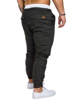 Men Drawstring Waist Sweatpants