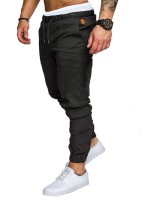 Men Drawstring Waist Sweatpants